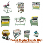 Mesin Tusuk Gigi (paket komplit)