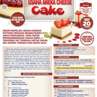 Training Usaha Kue, 22 Januari 2017