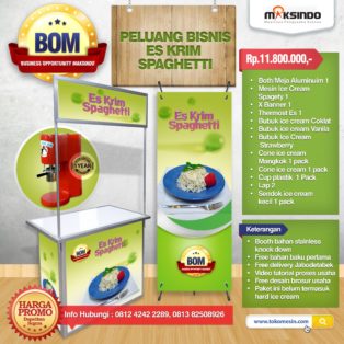 Paket Usaha Es Krim Spaghetti Progam BOM