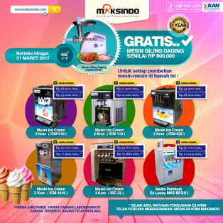Promo Gratis Mesin Giling Daging di Bulan Maret 2017