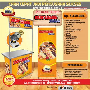 Paket Usaha Martabak Minions Program BOM