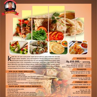 Training Kebab dan Roti Cane, 23 Juli 2017