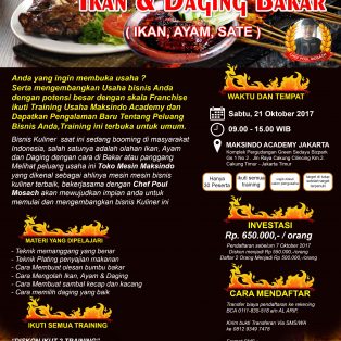 Training Usaha Ikan Dan Daging Bakar, 21 Oktober 2017
