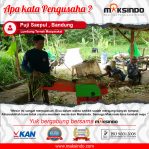 Lumbung Ternak Masyarakat : Mesin Perajang Rumput Gajah Maksindo Memuaskan