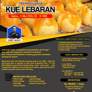 Training Usaha Kue Lebaran, 5 Mei 2018