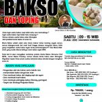 Training Usaha Bakso Dan Toping, 21 Juli 2018