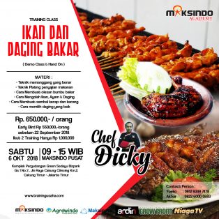 Training Usaha Ikan dan Daging Bakar, 6 Oktober 2018