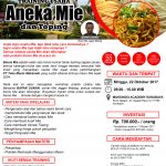 Training Usaha Aneka Mie dan Toping, 19 November 2017