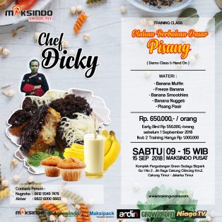 Training Usaha Olahan Berbahan Dasar Pisang, 15 September 2018